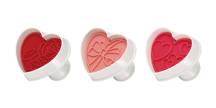 Emporte-pièces Tescoma avec tampon Coeur DELÍCIA (3 pcs)