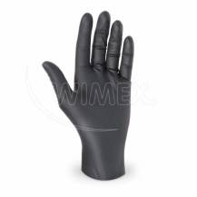 Rękawiczki Wimex lateksowe bezpudrowe czarne XL (100 szt.)